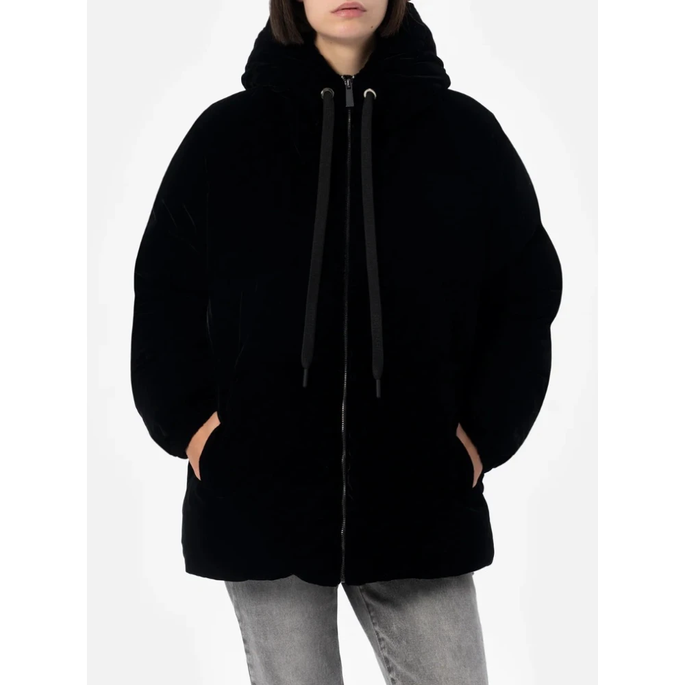 MC2 Saint Barth Velvet Geneva Stijlvolle Modieuze Kleding Black Dames