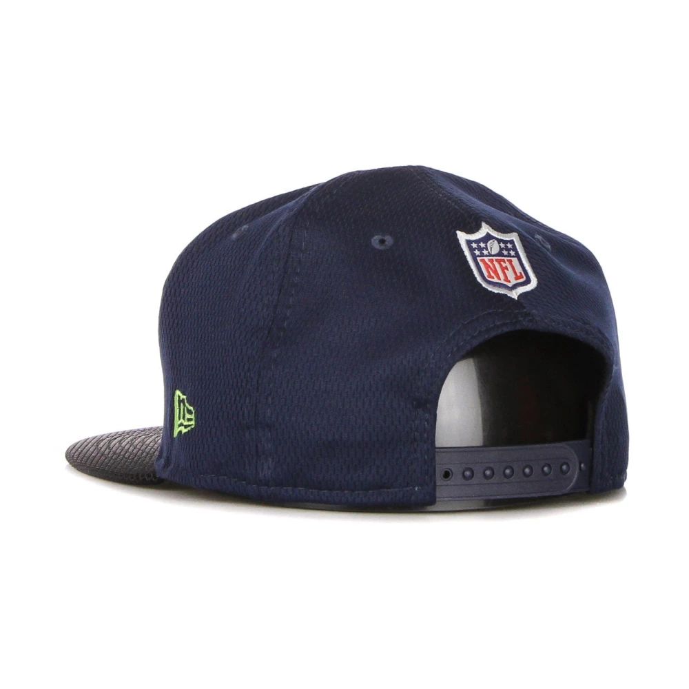 new era Seattle Seahawks Flat Brim Snapback Cap Blue Heren