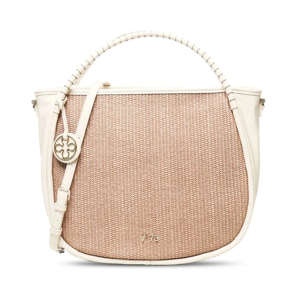 V73 Flaminia Natuurlijk Witte Schoudertas Beige Dames
