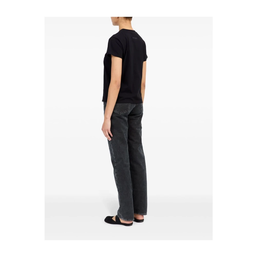 MM6 Maison Margiela T-shirt Black Dames