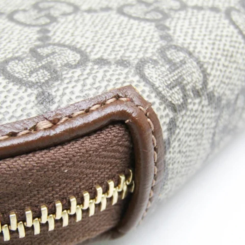 Gucci Vintage Pre-owned Canvas wallets Brown Dames