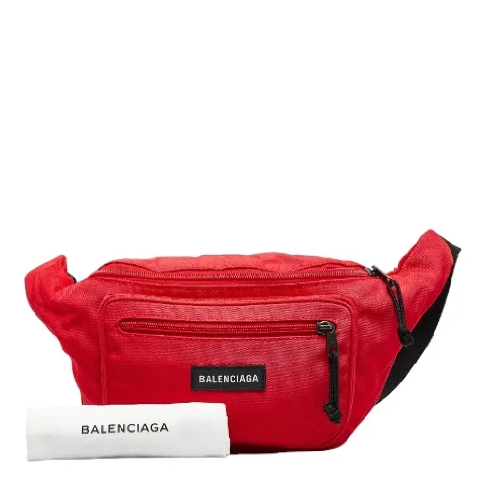Balenciaga Vintage Pre-owned Fabric balenciaga-bags Red Heren