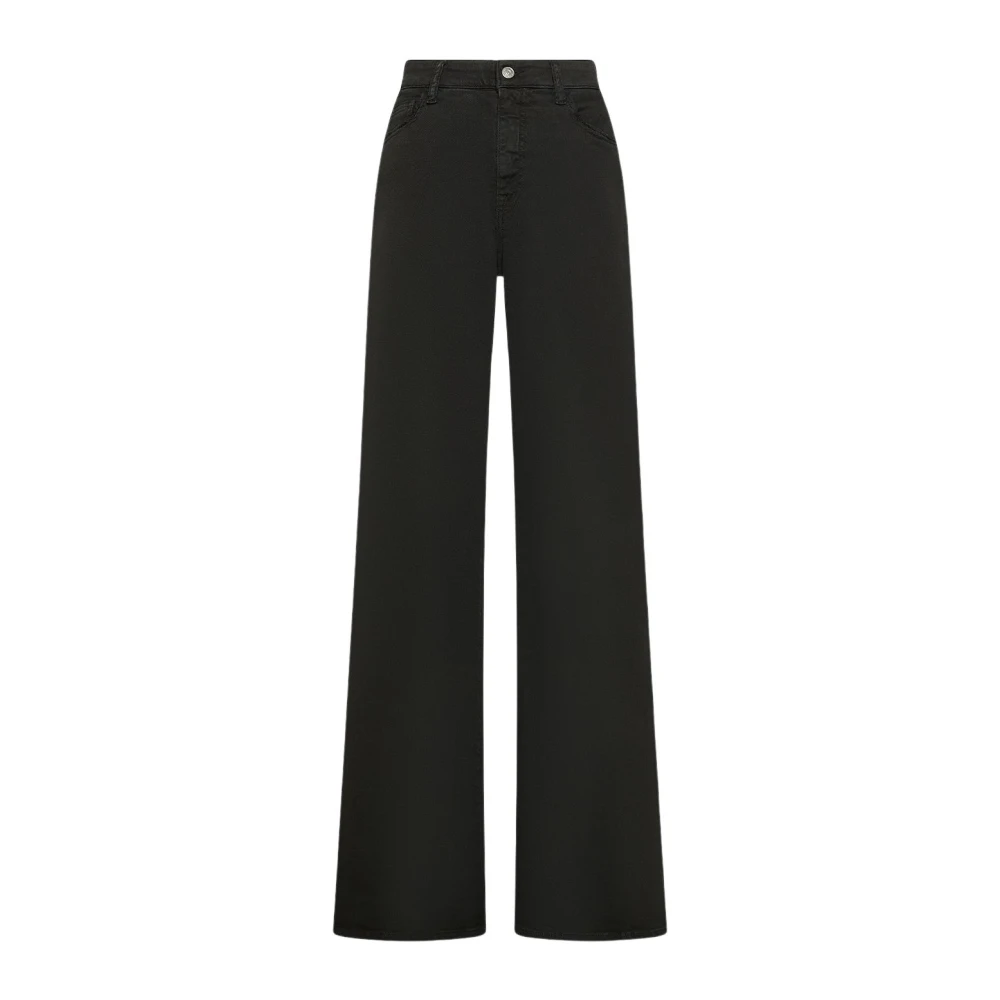 Cycle Wijde Pijp Flare Jeans Black Dames