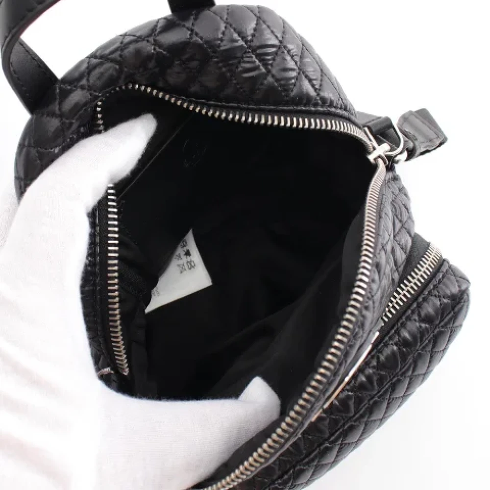 Moncler Pre-owned Canvas crossbody-bags Black Dames