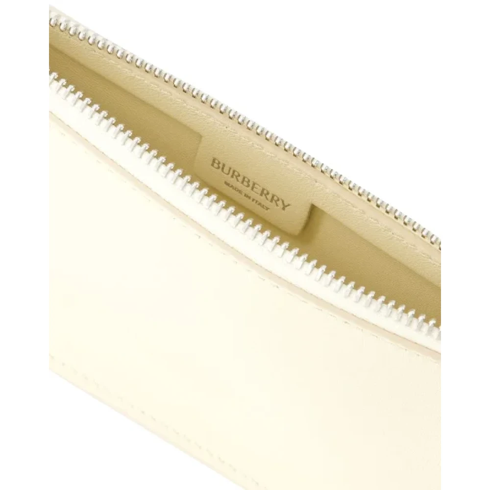 Burberry Leather wallets Beige Dames