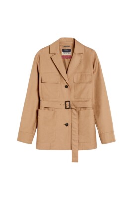 veste-marron-deperlante-avec-ceinture