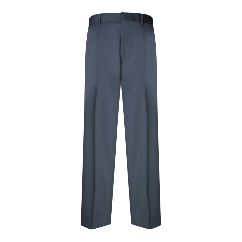 Costumein Men's Blue Wide Trousers, M, Vincent Trousers