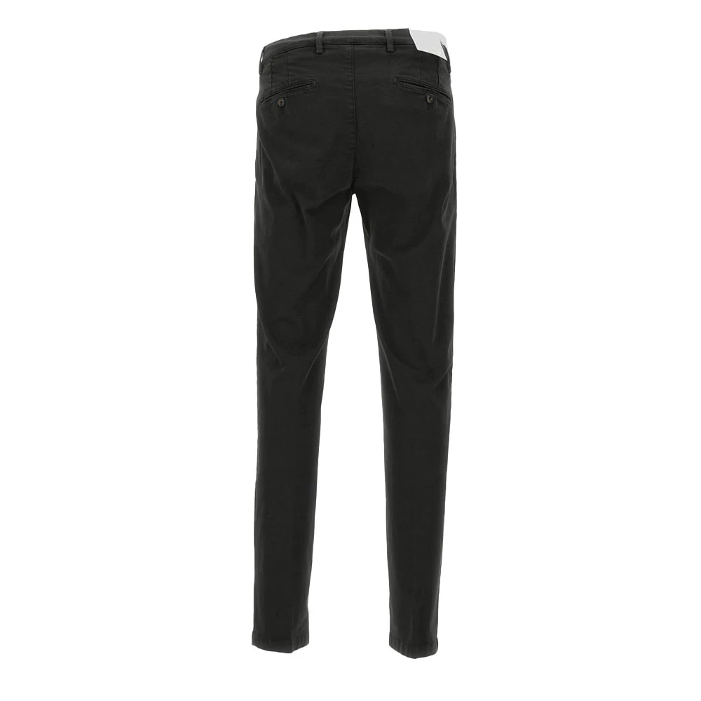 Briglia Klassieke Zwarte Chinos Slim Fit Black Heren
