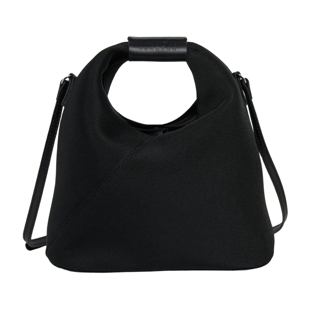 Maison Margiela Svart Mini Väska Med Topphandtag