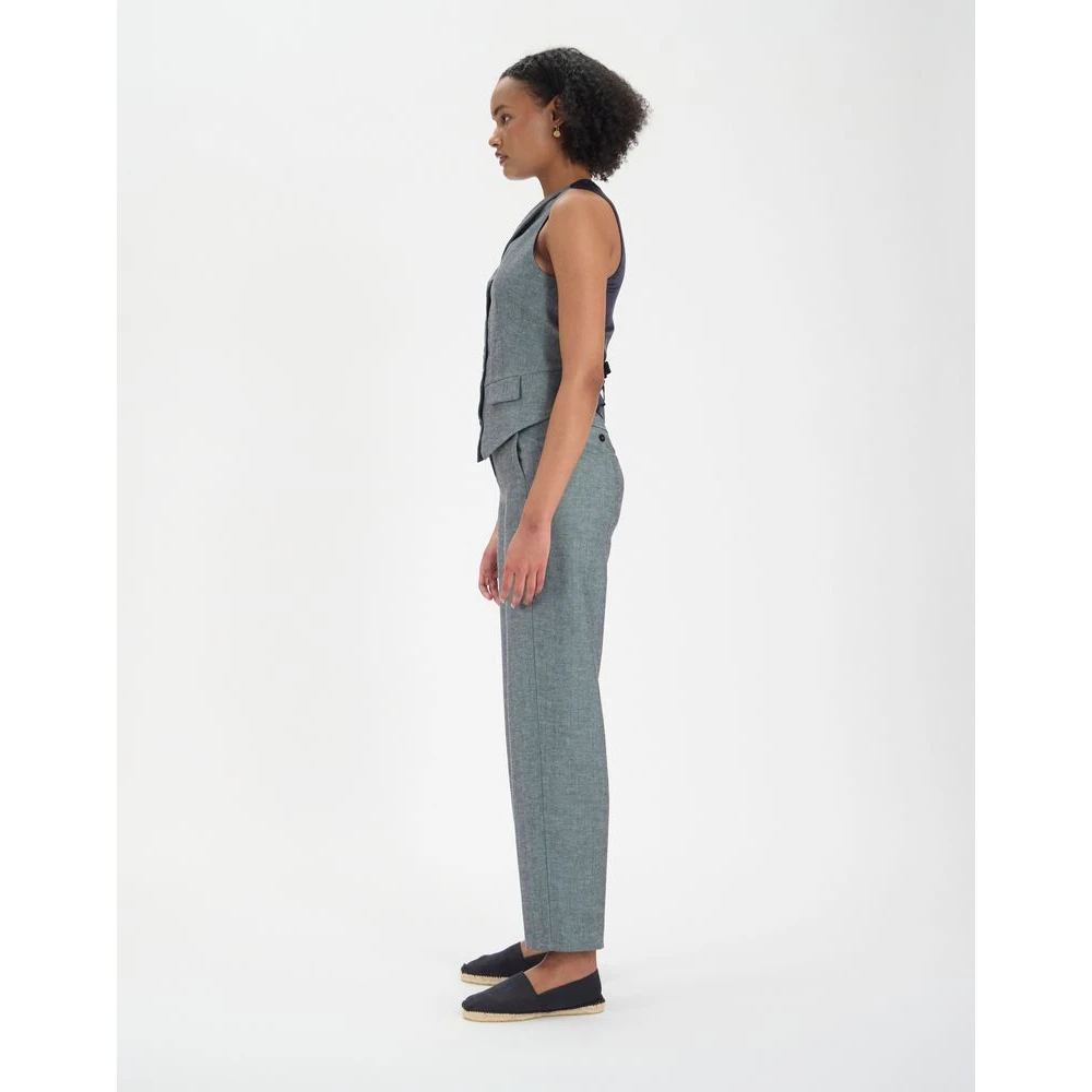 Ines De La Fressange Paris Robinson vest Gray Dames