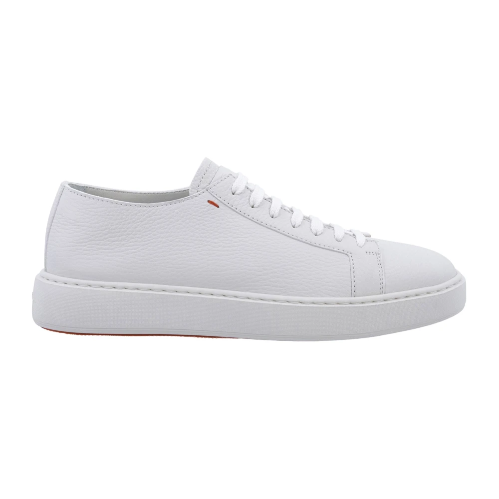 Santoni Lyxiga Sport Sneakers White, Herr