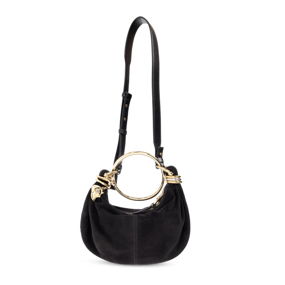Chloé Femme Noir Sacs, Taille: One Size Mini Sac Hobo Bracelet