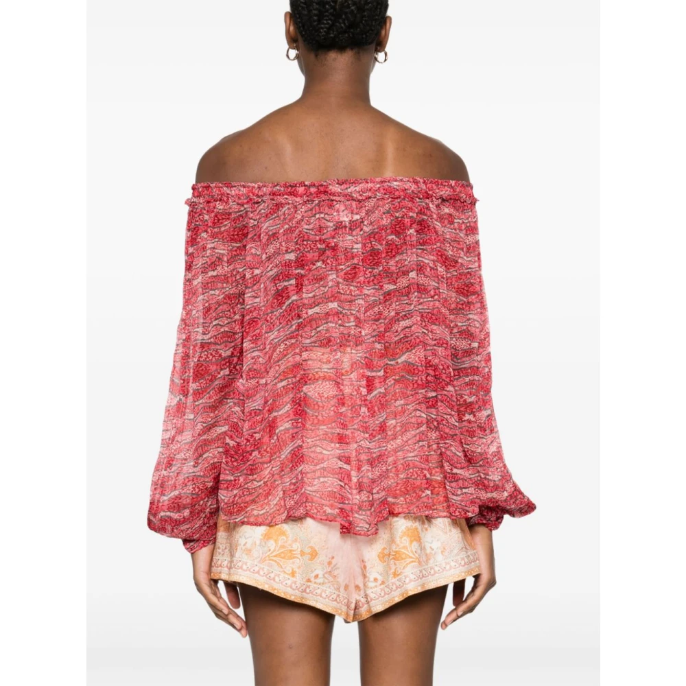 Isabel Marant Étoile Rode Etoile Shirts voor Vrouwen Red Dames