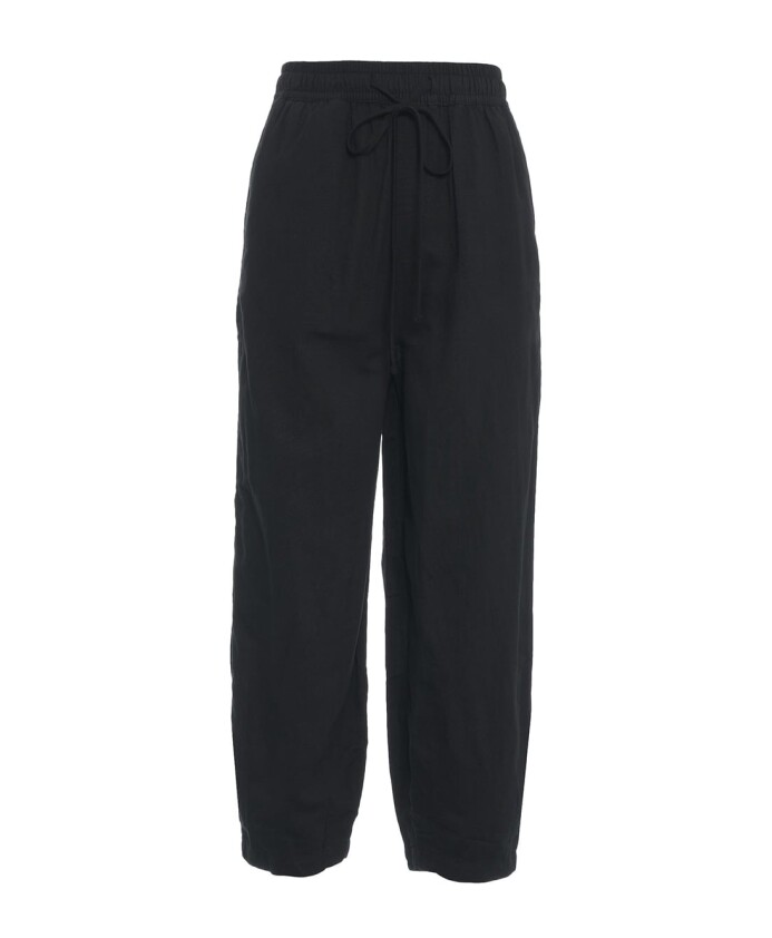 zwarte-linnen-elastische-taille-broek