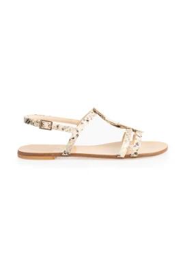 Eleganta Läderhögklackade Sandaler