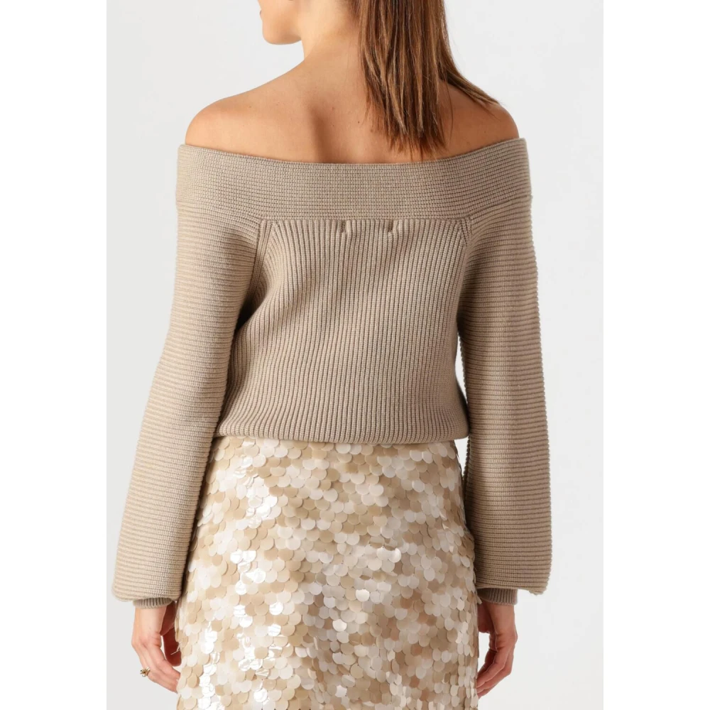 Copenhagen Muse Beige Pullover voor Stijlvol Comfort Beige Dames
