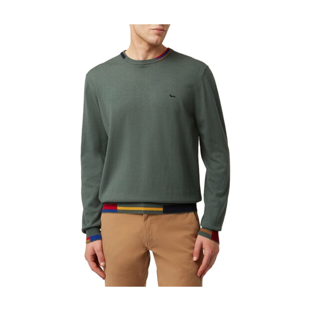 Multicolor crew 2024 neck sweater