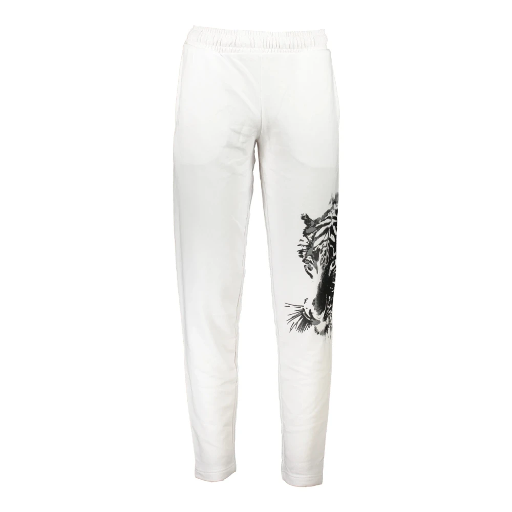 Cavalli Class , Sweatpants, Male, White, 3XL, Men S White Trousers
