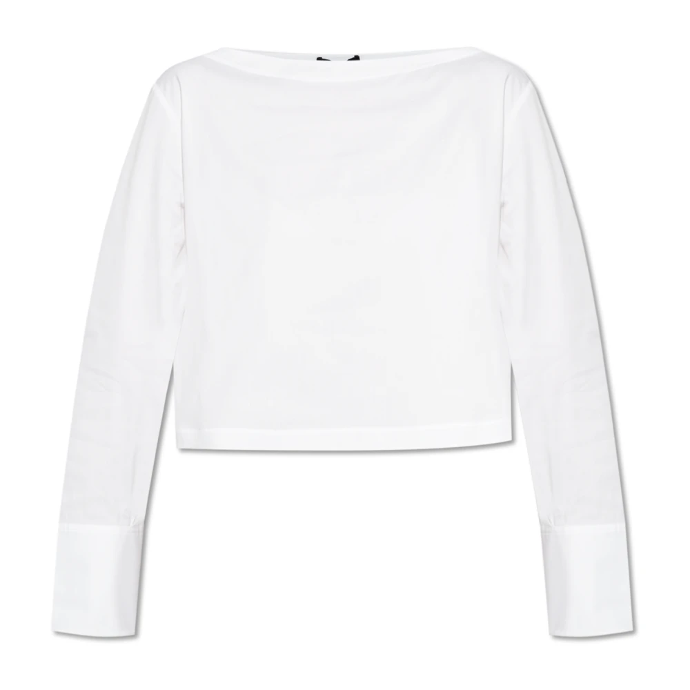 Theory Top met boothals White Dames