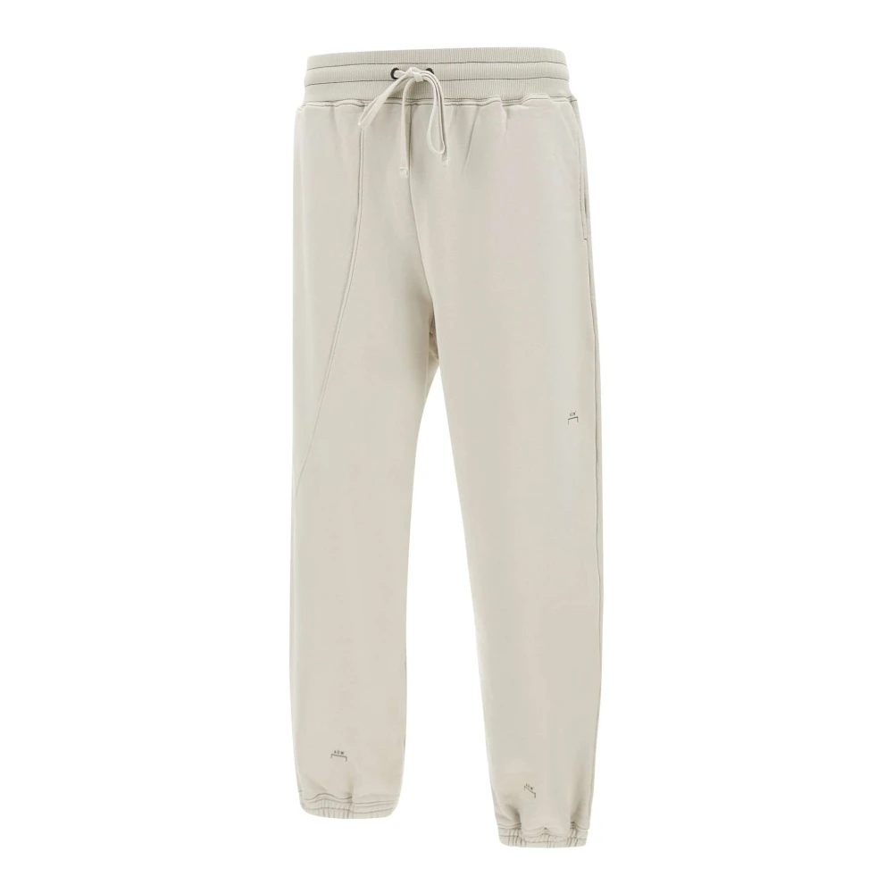 A-Cold-Wall Beige Katoenen Jogger met Geborduurde Logo's Beige Heren