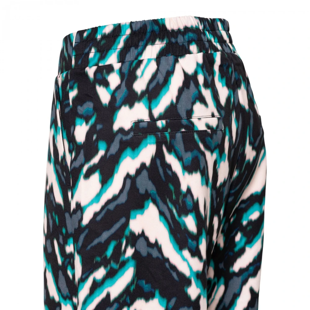 &Co Woman Wijde Broek Zomerse Stijl Multicolor Dames