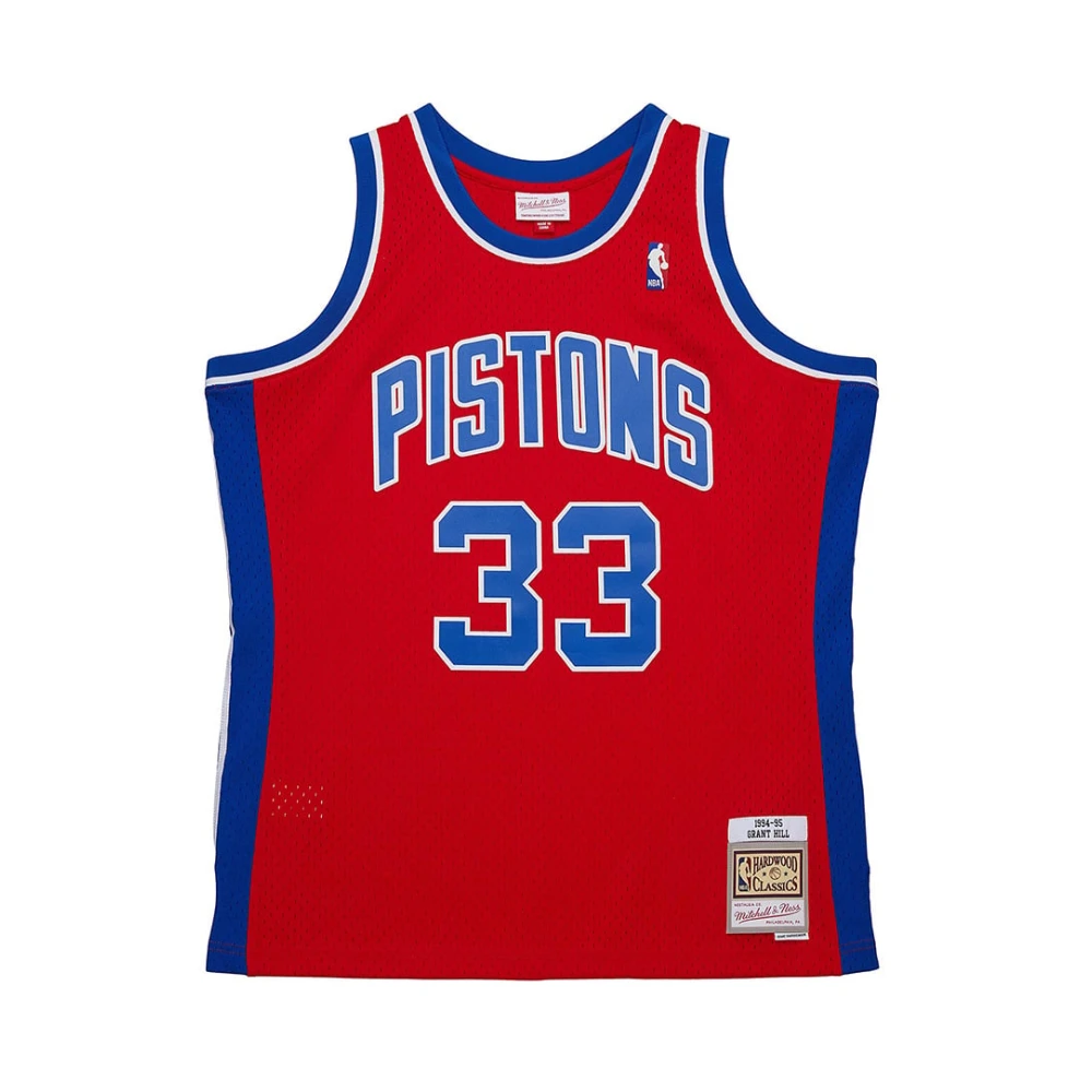 Mitchell & Ness Red Sleeveless Tops, Male, S, Hardwood Classics Swingman Jersey 1994/95 Grant Hill