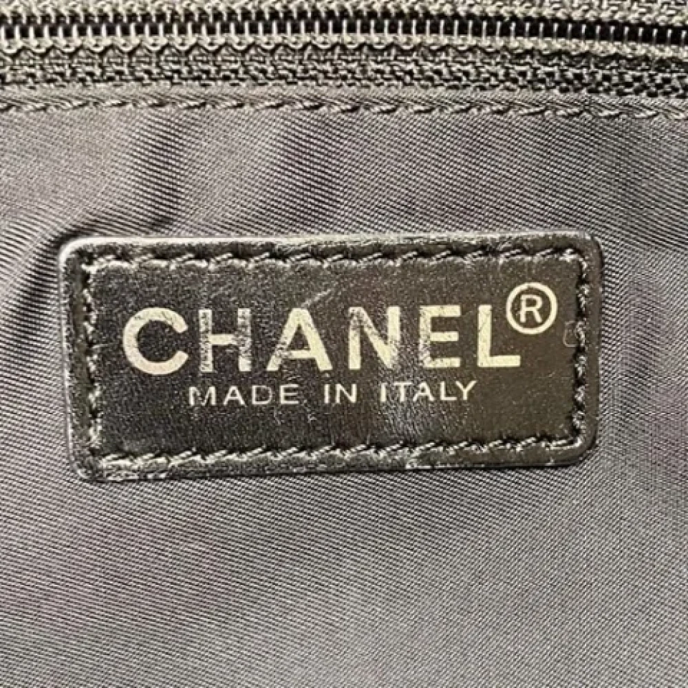 Chanel Vintage Pre-owned Fabric totes Black Dames