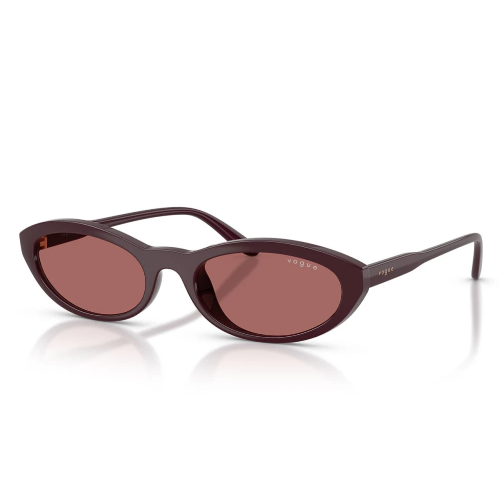 Vogue Oval Sunglasses - Unisex - Sunglasses - Red - 54 Mm - Accessories