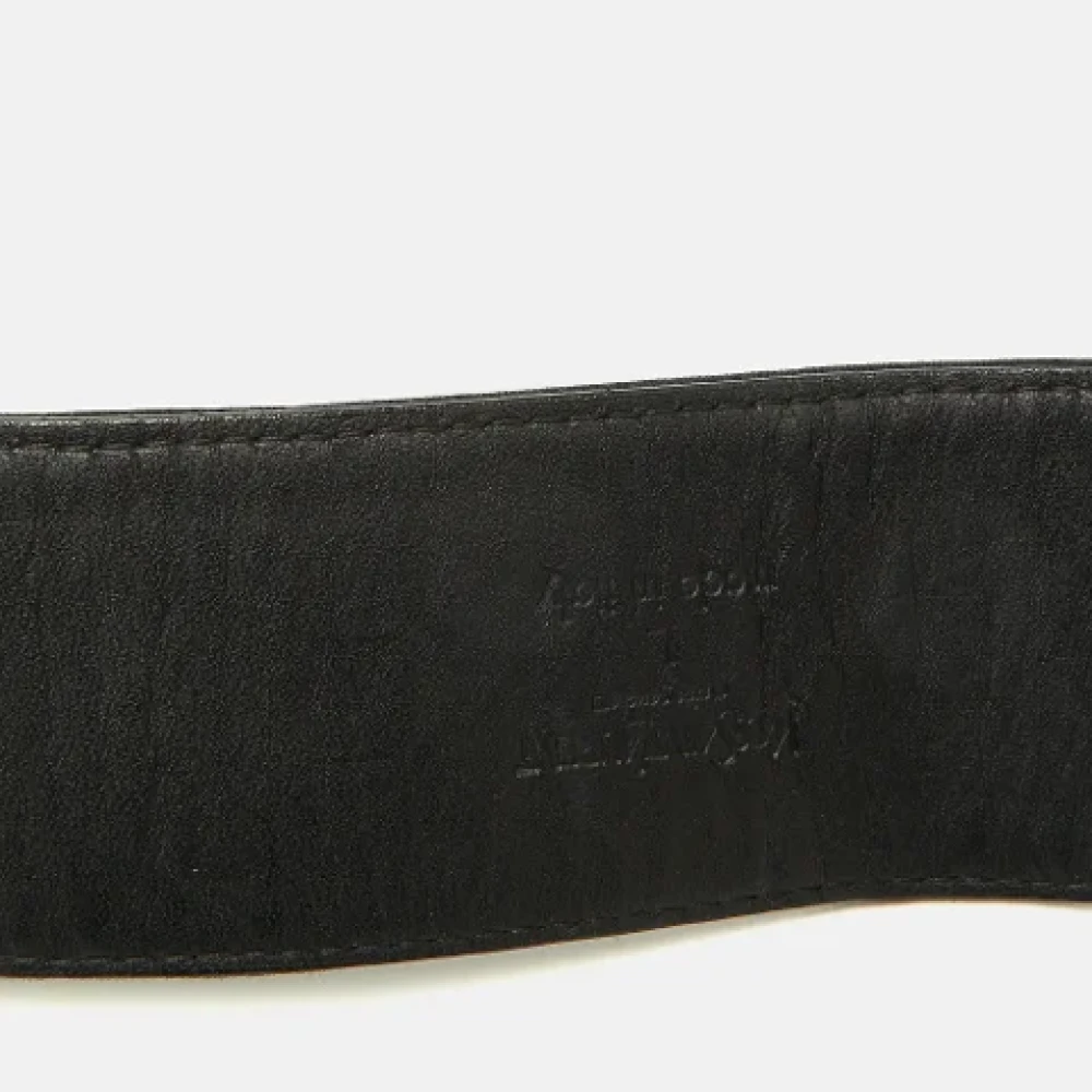 Yves Saint Laurent Vintage Pre-owned Fabric belts Black Dames