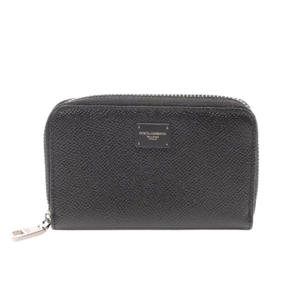 Dolce & Gabbana Pre-owned Leather wallets Black Dames