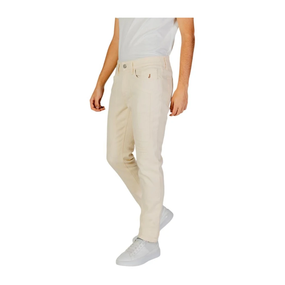 Jeckerson Stretchkatoenen jeanscollectie voor heren Beige Heren