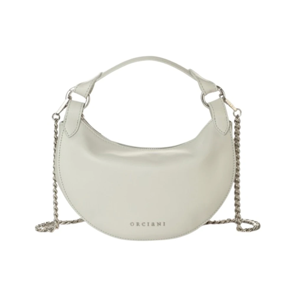 Orciani Women's White Handbags, One Size, Liberty/Vanity Bag With Chain Strap