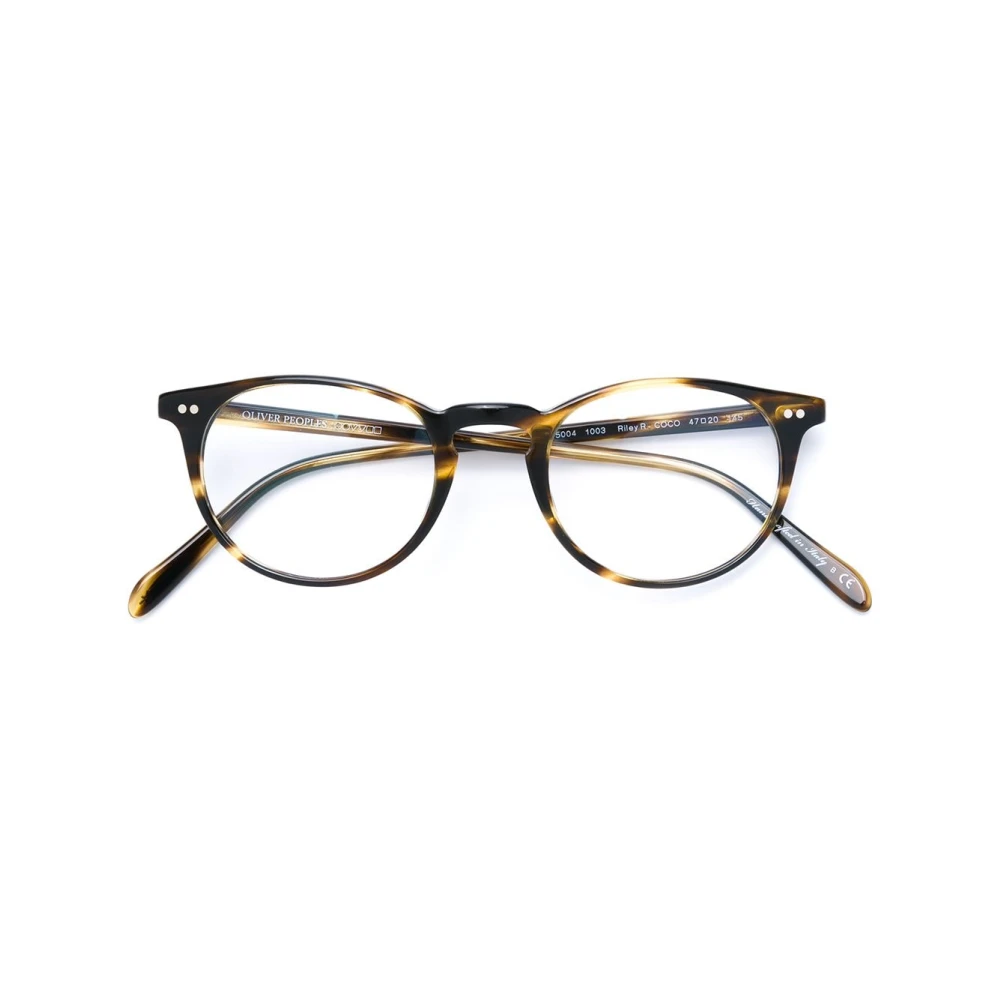 Oliver Peoples Bruin Havana Optisch Montuur Stijlvol en veelzijdig Brown Unisex