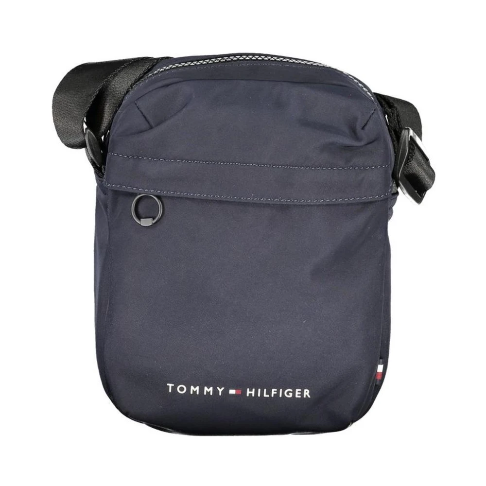 Tommy Hilfiger Men's Blue Cross Body Messenger, One Size, Polyester Crossbody Bag For