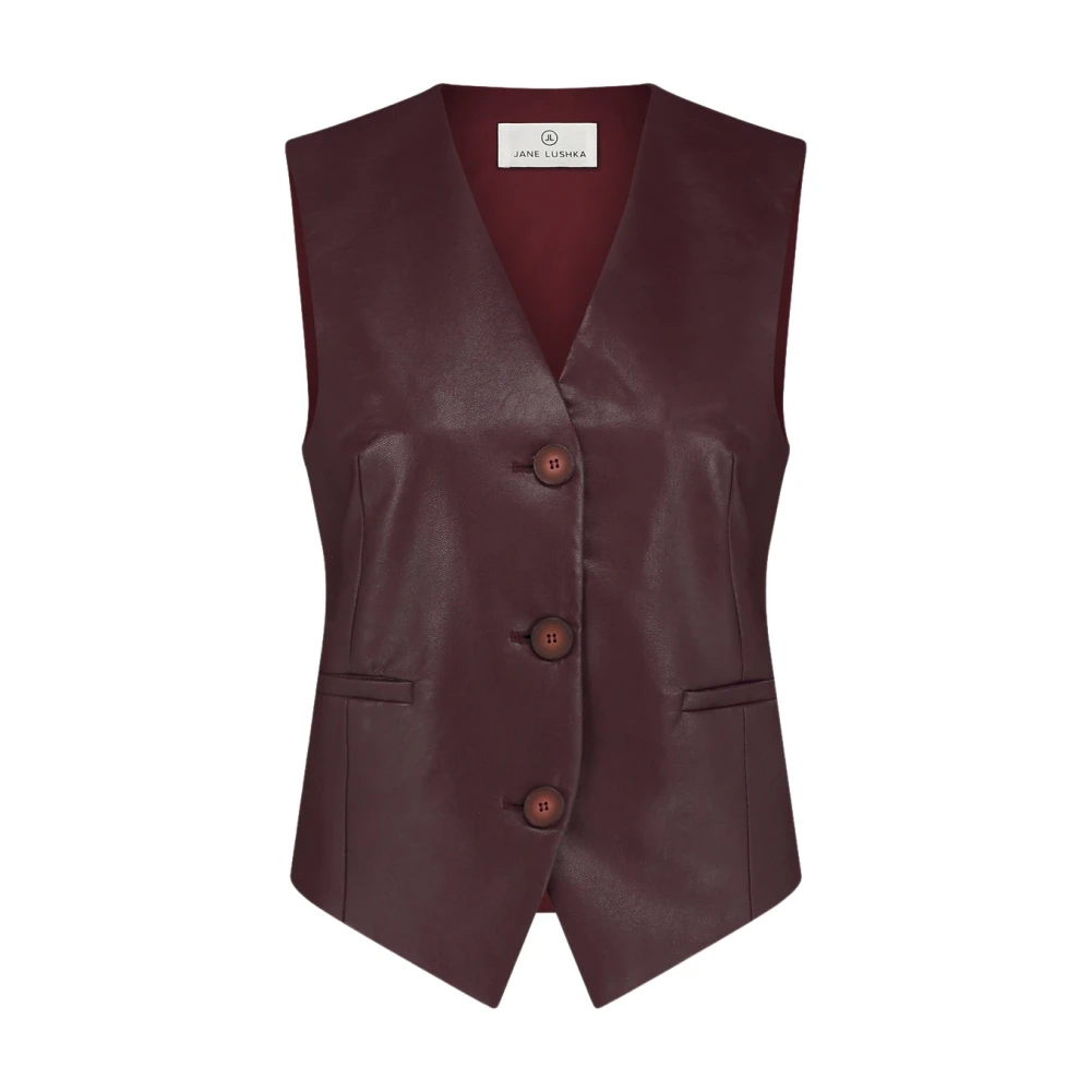 Jane Lushka Erik Vest Purple Dames