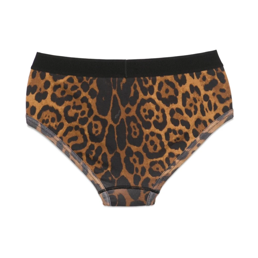 Tom Ford Luipaardprint Briefs Bruin Ondergoed Brown Heren