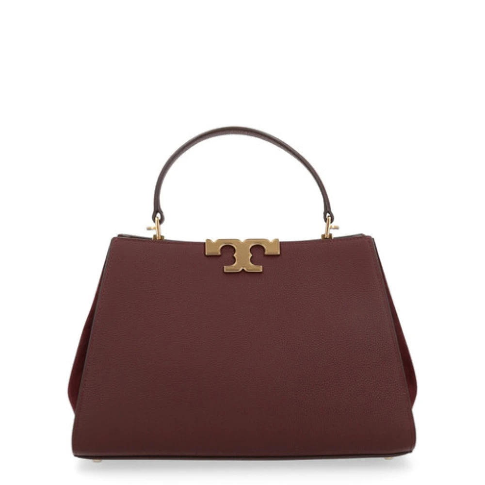 TORY BURCH Pebbled Satchel Tas Red Dames