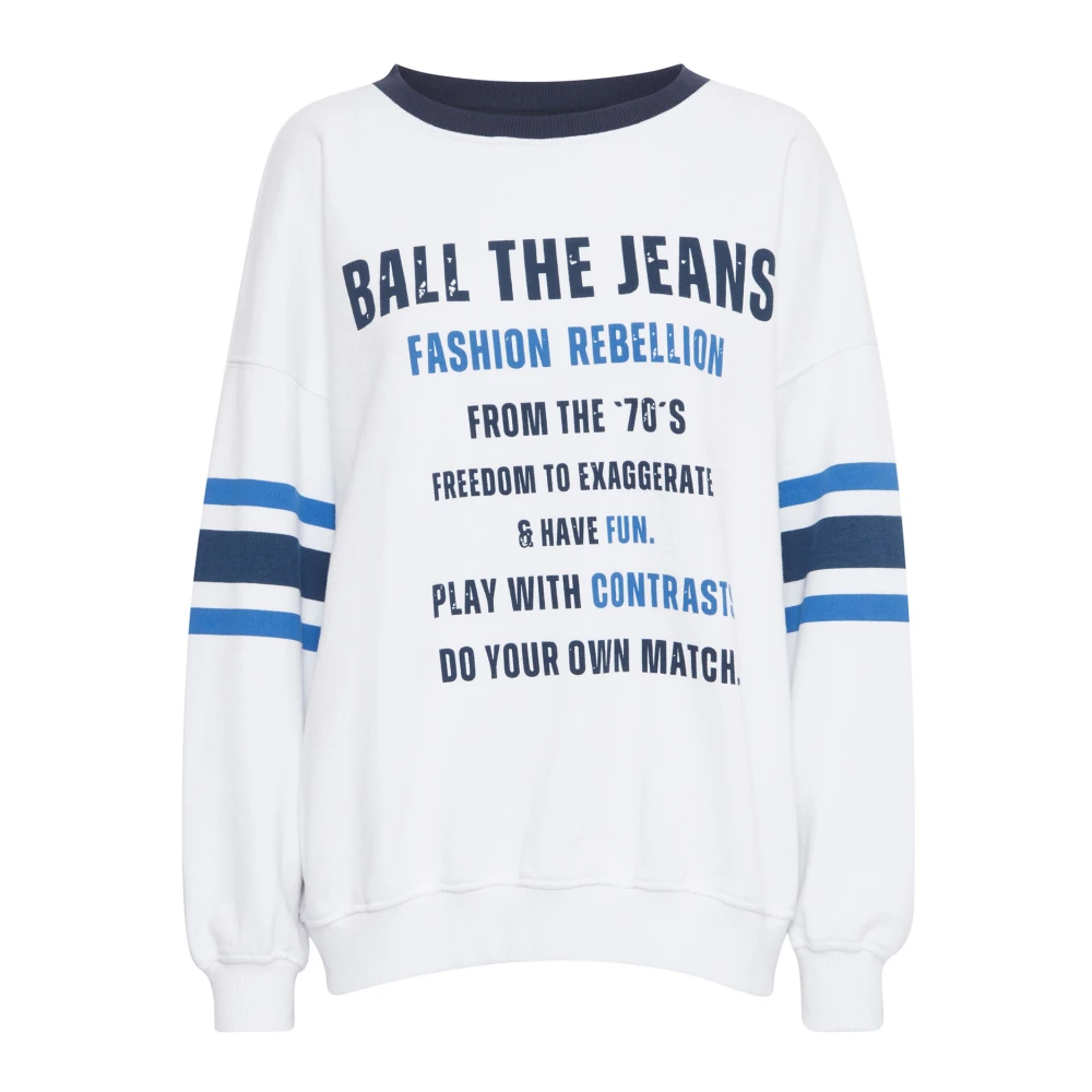 Ball Sportieve Sweatshirt Barebellion Blanc De Blanc White Dames