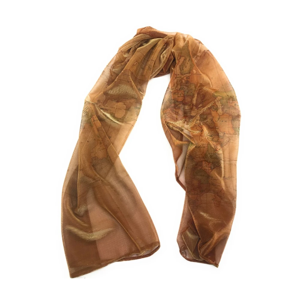 Alviero Martini 1a Classe Geo Lucido Sjaal Brown Dames