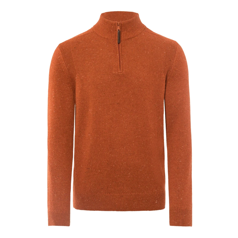 BRAX Heren trui Style Steffen Tijdloze elegantie met trendy kleuren Orange Heren