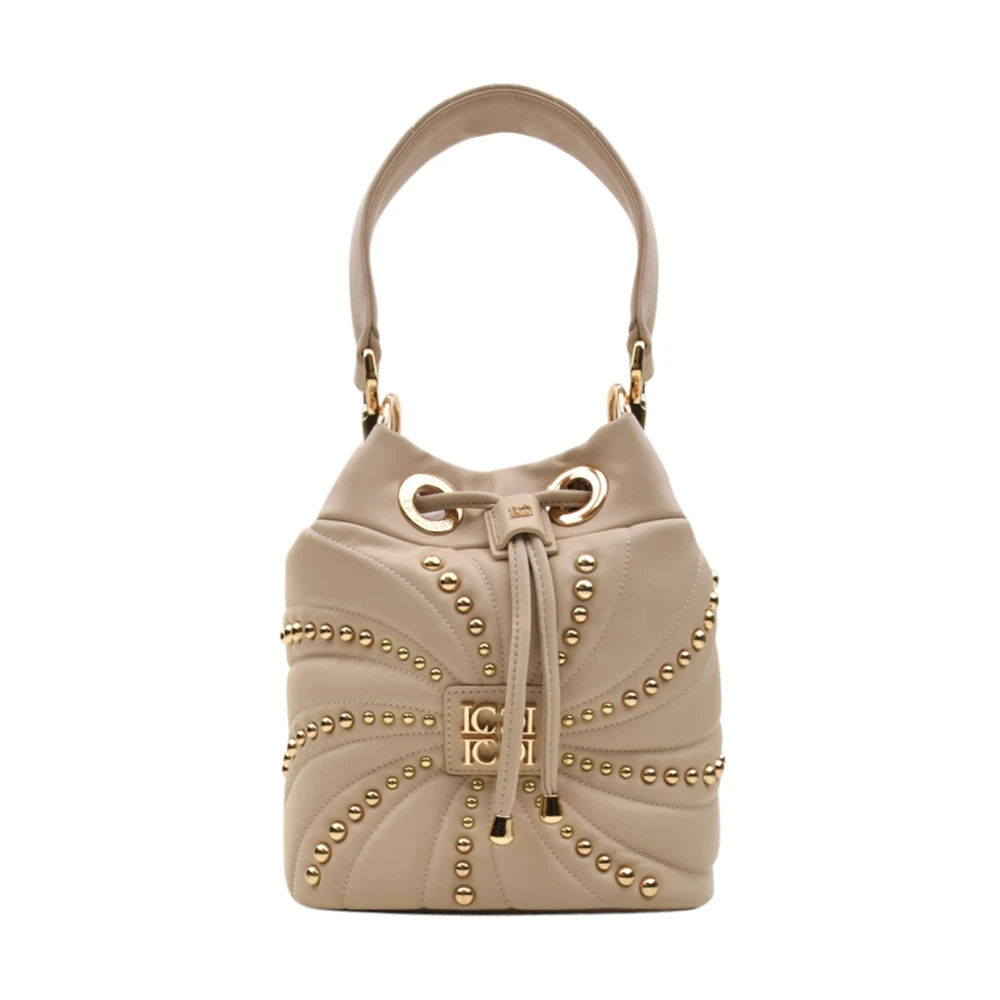 La Carrie Women's Beige Bucket Bags, One Size, Oyster Bucket Bag