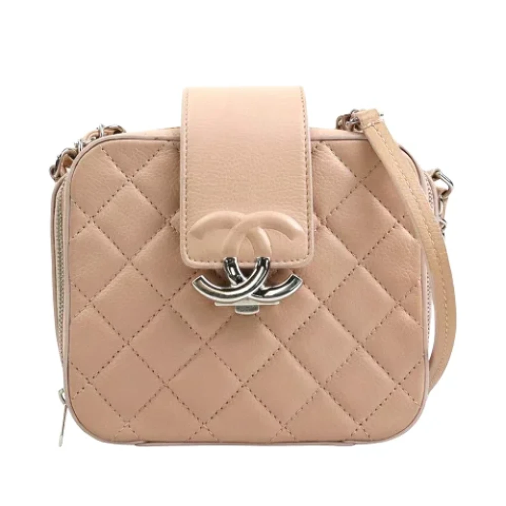 Chanel Vintage Pre-owned Leather chanel-bags Pink Dames