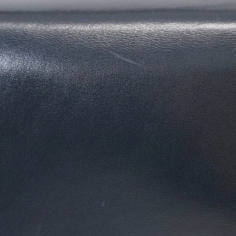 Gucci Vintage Pre-owned Leather gucci-bags Blue Dames