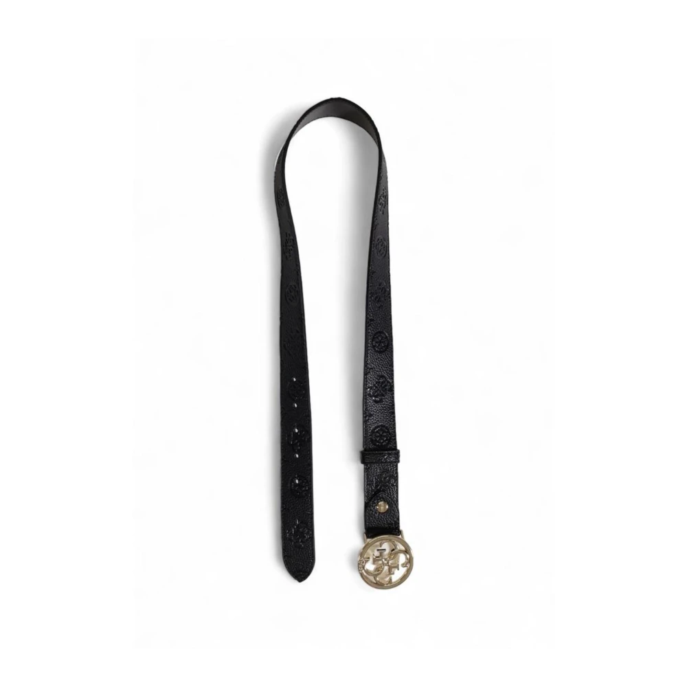 Guess Modern Zwart Polyurethaan Damesriem Black Dames