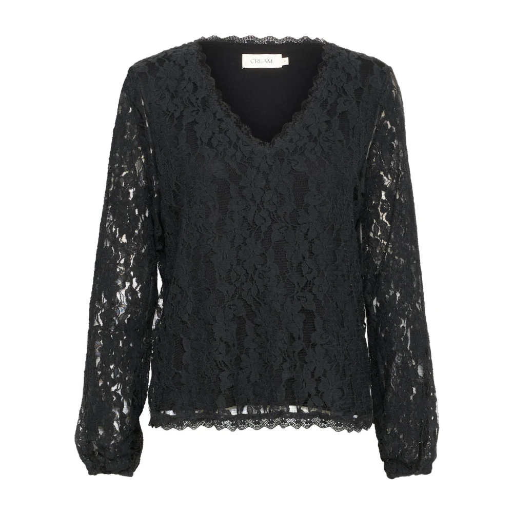 Cream Black Blouses - Female - Blouses - Xs - Blouses & Shirts