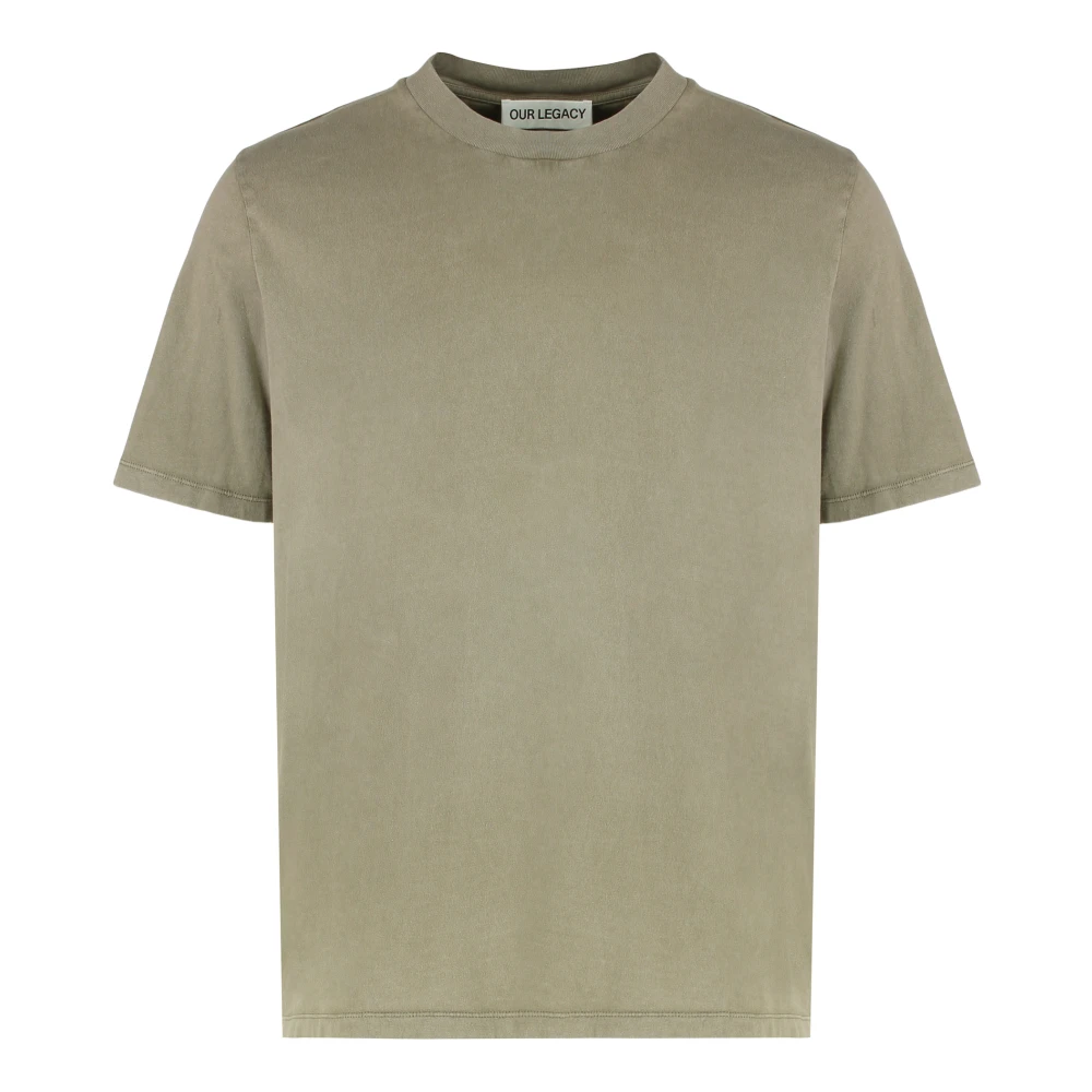Our Legacy Men's Green T-Shirts, S, Box T-Shirt