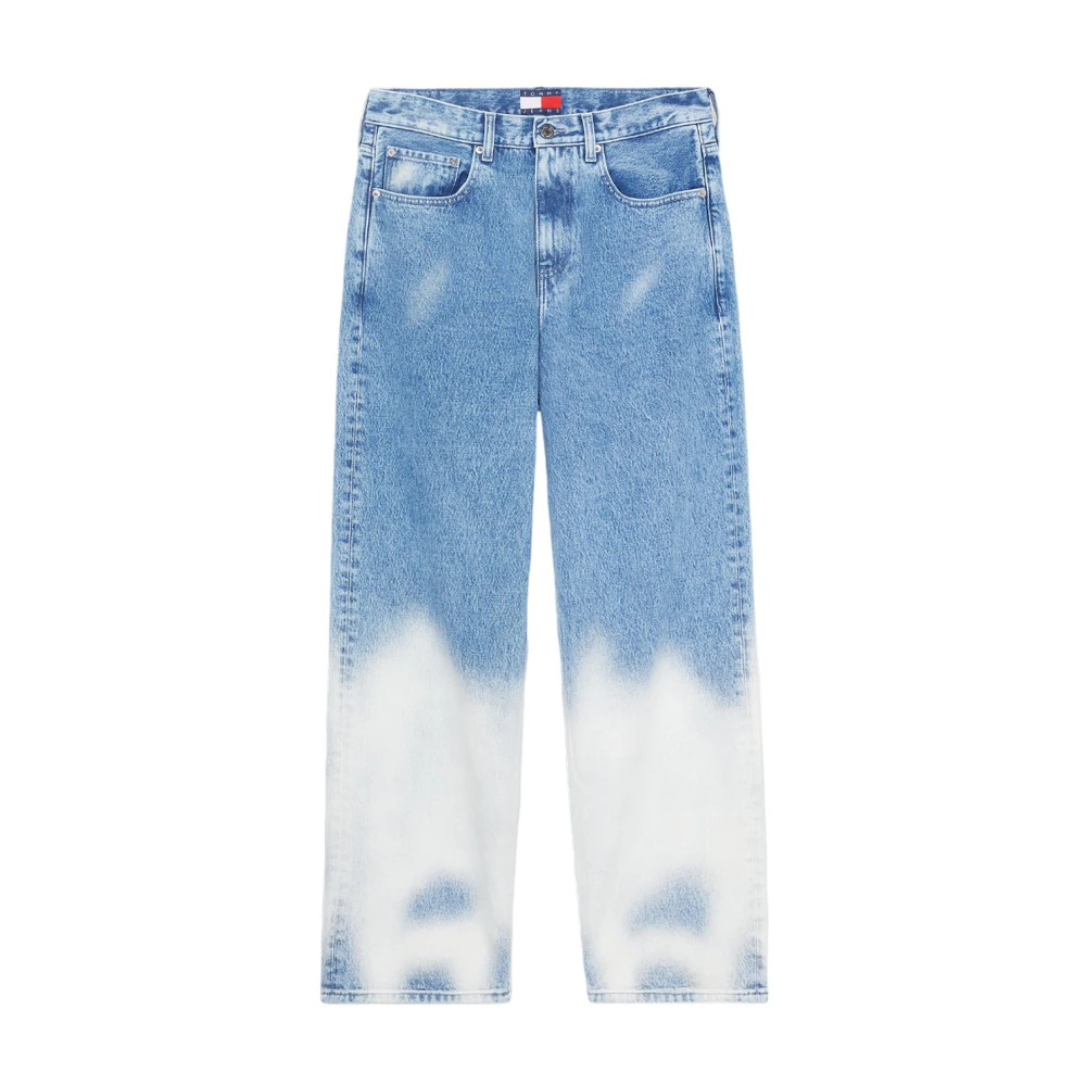 Tommy Hilfiger Baggy Dip-Dye Jeans Blue Dames