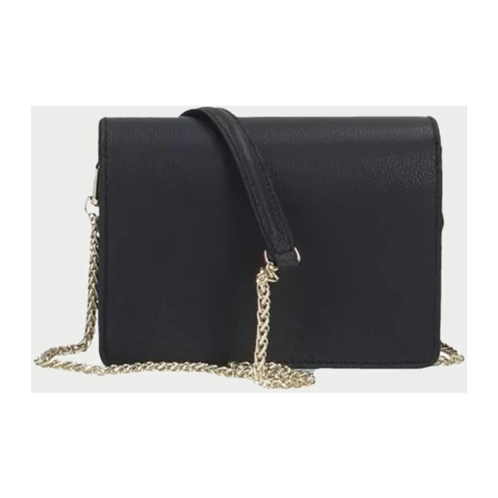 John Richmond Zwarte stoffen en ketting schoudertas Black Dames