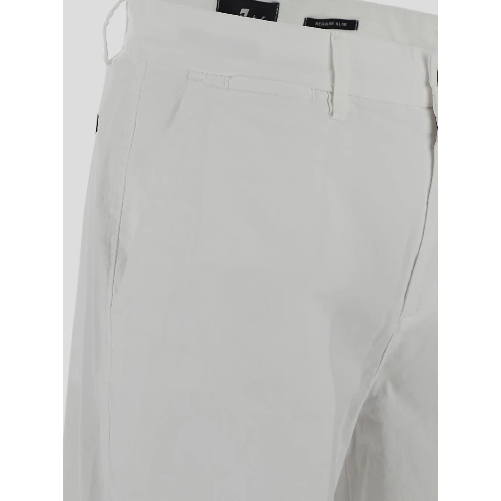 7 For All Mankind Chinos White Heren