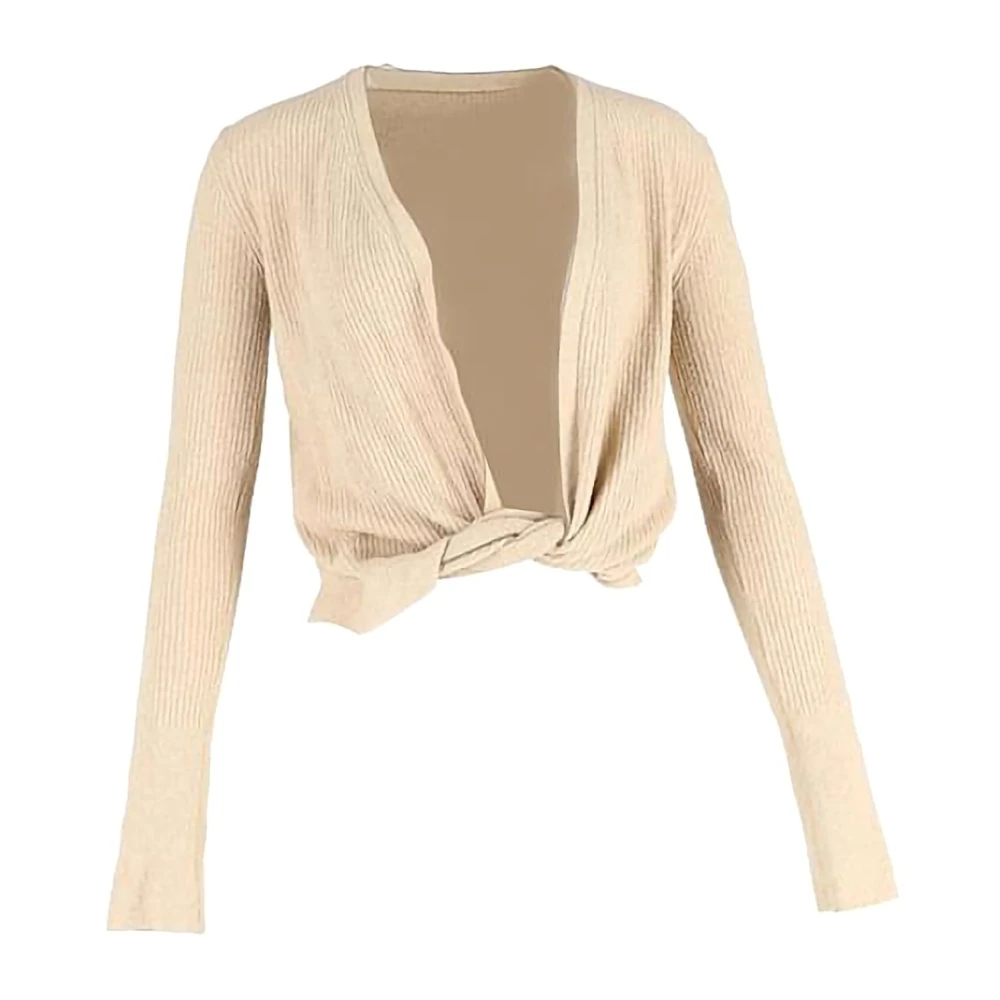 Jacquemus Beige Cardigans, Female, 2XS, Maglia